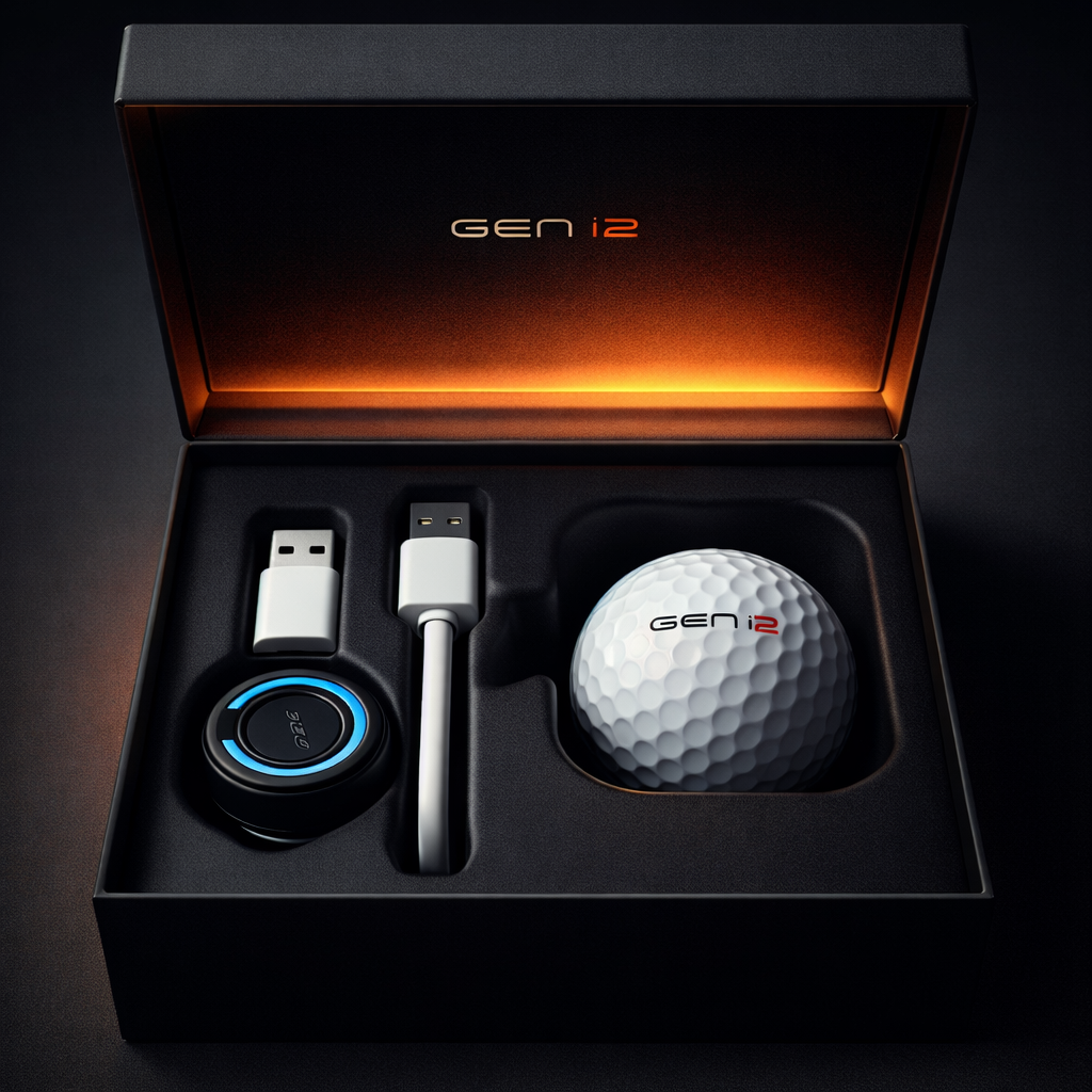 GEN i2 Full Swing Indoor Golf Simulator System (Smart Ball + Net + Hitting Mat + App)