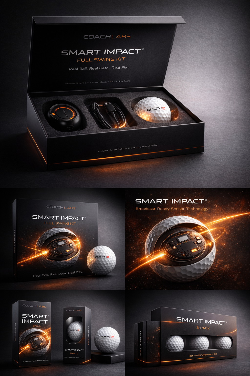 GEN i2 Full Swing Smart Golf Ball Refill Packs